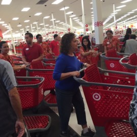 Target Kailua Soft Opening Shopping carts went fast
