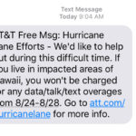 AT&T Assistance During Hurricane Lane att-lane