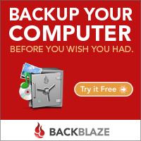 BackBlaze Signup