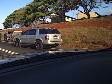 Overturned Car