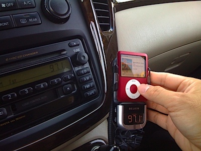 iPod Nano in Car