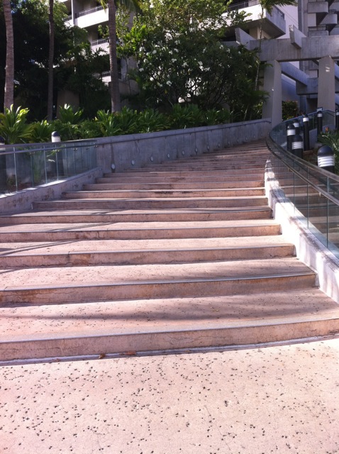Steps of Hale Koa