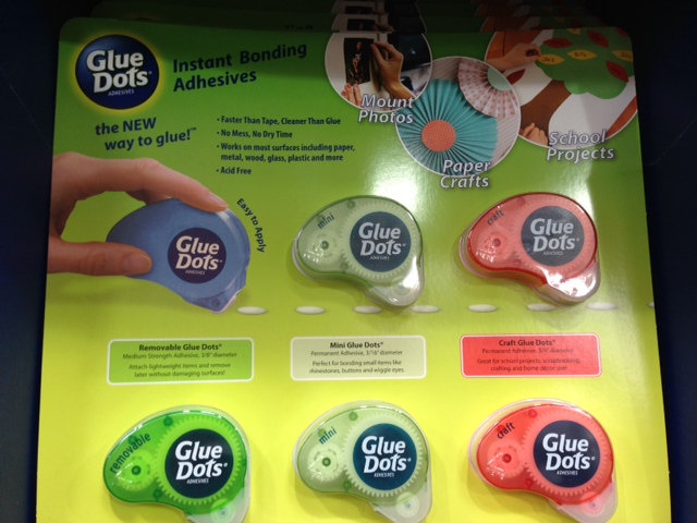 Glue dots