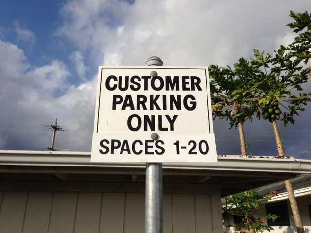 Limited parking