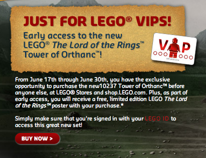 Tower of Orthanc for LEGO VIPs