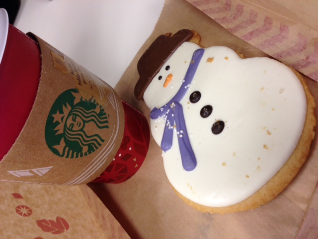 Starbucks Snowman