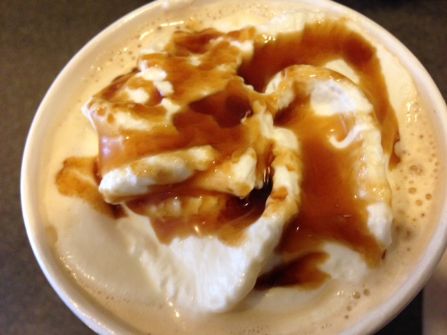 Caramel whip cream