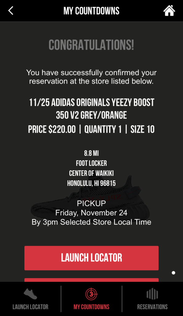 Scored with the Foot Locker App - Pulpconnection